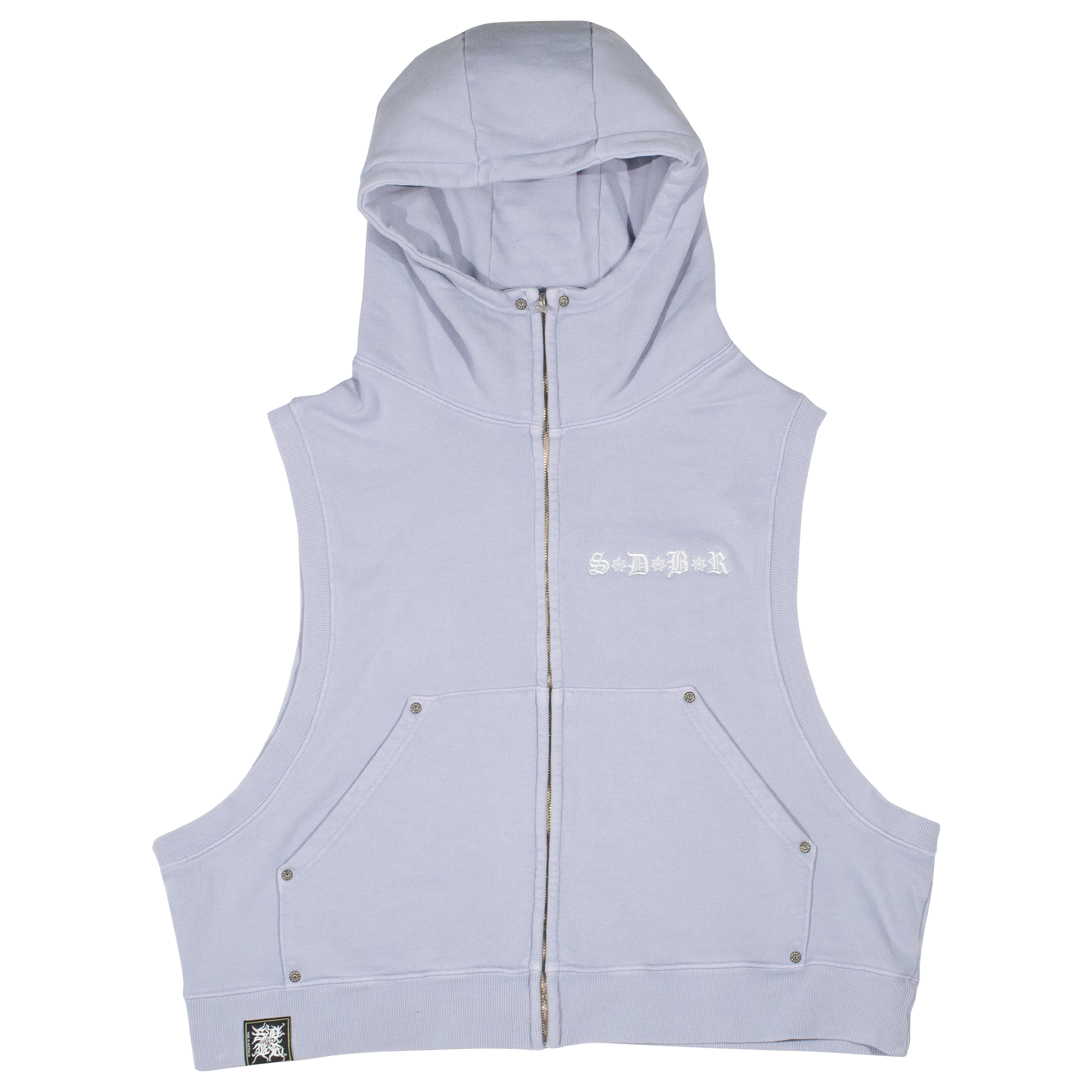 Hooded Vest (Cool Grey)