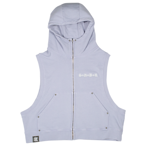 Hooded Vest (Cool Grey)